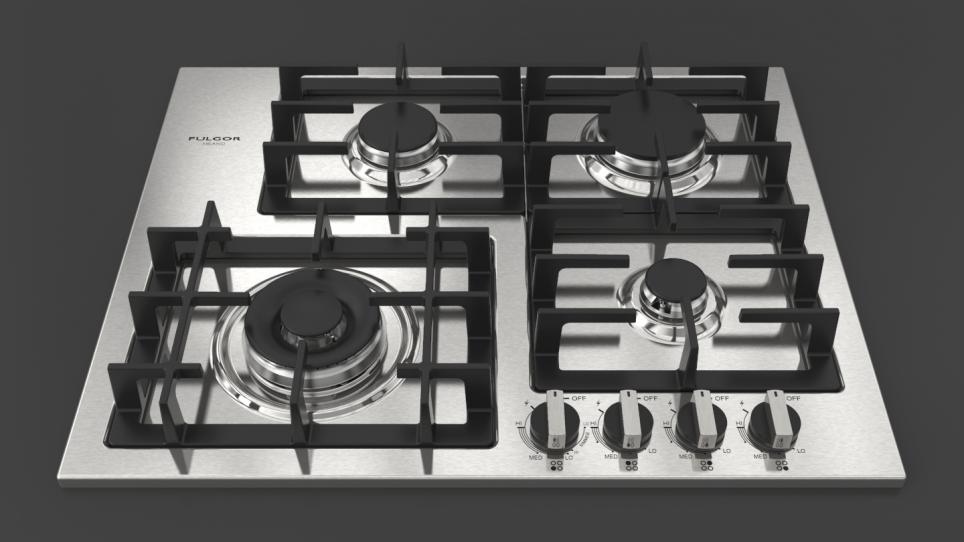 24" GAS COOKTOP Fulgor Milano